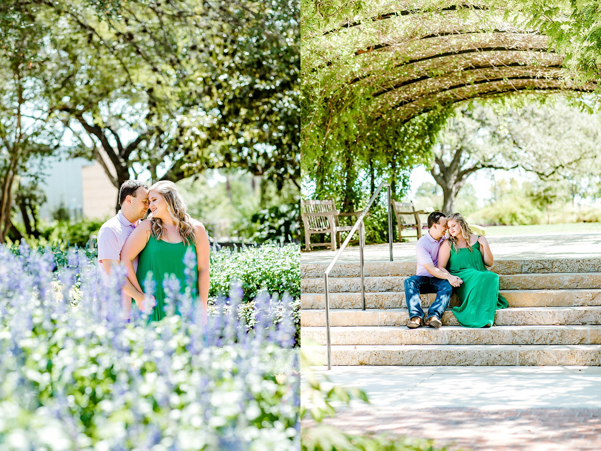 San Antonio Botanical Garden Engagement Session-Gricelda's Photography