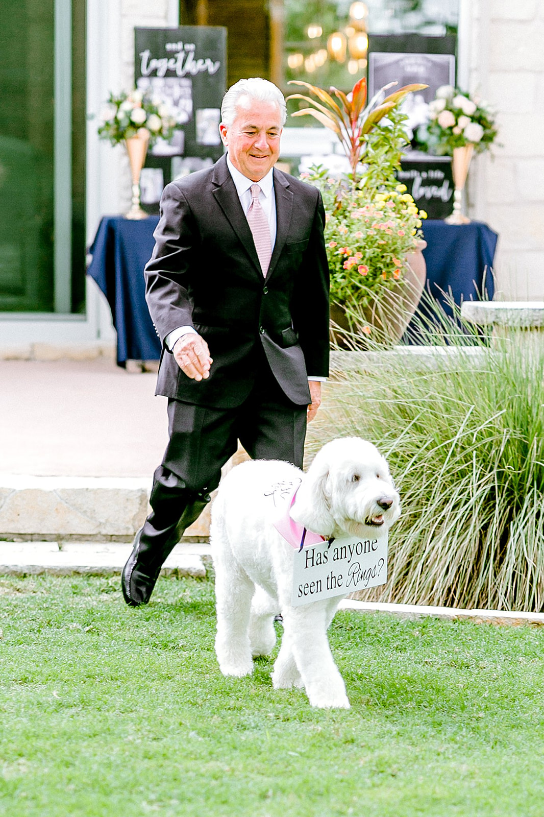 Dog at Wedding, Austin Texas Luxury Wedding, Gricelda's Photography, Austin Wedding Photographer