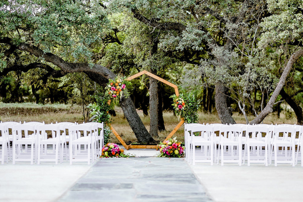 Citrus Themed Ceremony at Posey Meadows
