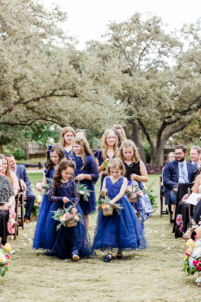 Flower Girls at San Antonio Wedding