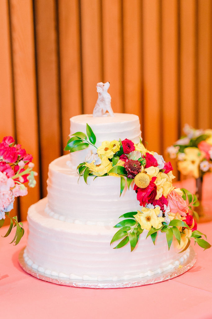 Colorful Wedding Cake, Fiesta Reception 